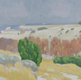Load image into Gallery viewer, Vintage Mid Century Landscape Oil Painting By E W Persson Sweden