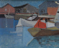 Load image into Gallery viewer, Original Oil Painting Vintage Mid Century By John Bören Sweden