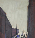 Load image into Gallery viewer, Mid Century Original Cityscape Oil Painting From Sweden