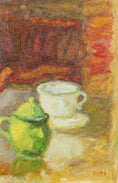 Load image into Gallery viewer, Striking Mid Century Still Life Oil Painting A Eres Sweden