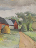 Load image into Gallery viewer, Vintage Mid Century Landscape Painting By W Rydberg Sweden