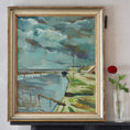 Load image into Gallery viewer, Mid Century Original Landscape Oil Painting From Sweden