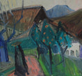 Load image into Gallery viewer, Mid Century Original Oil Painting From Sweden by Stig Kjellin