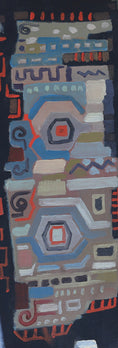 Load image into Gallery viewer, Mid Century Abstract Oil Painting By Owe Persson Sweden