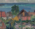 Load image into Gallery viewer, Mid Century Original Landscape Oil Painting By K Ohlsson Sweden
