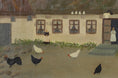 Load image into Gallery viewer, Mid Century Chicken Oil Painting From Sweden 1935