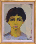 Load image into Gallery viewer, Mid Century Portrait Oil Painting By IB Tollberg Sweden