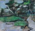 Load image into Gallery viewer, Mid Century Landscape Oil Painting By Ingvar Wiede Sweden