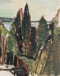 Load image into Gallery viewer, Vintage Mid Century Landscape By Sven Olof Rosén Sweden 1969