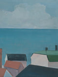Load image into Gallery viewer, Mid Century Seascape Oil Painting From Sweden By Sven Thunvall