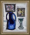 Load image into Gallery viewer, Mid Century Original Still Life Oil Painting from Sweden 1963