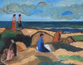 Load image into Gallery viewer, Vintage Mid Century Oil Painting from Sweden Signed Bertil Johansson