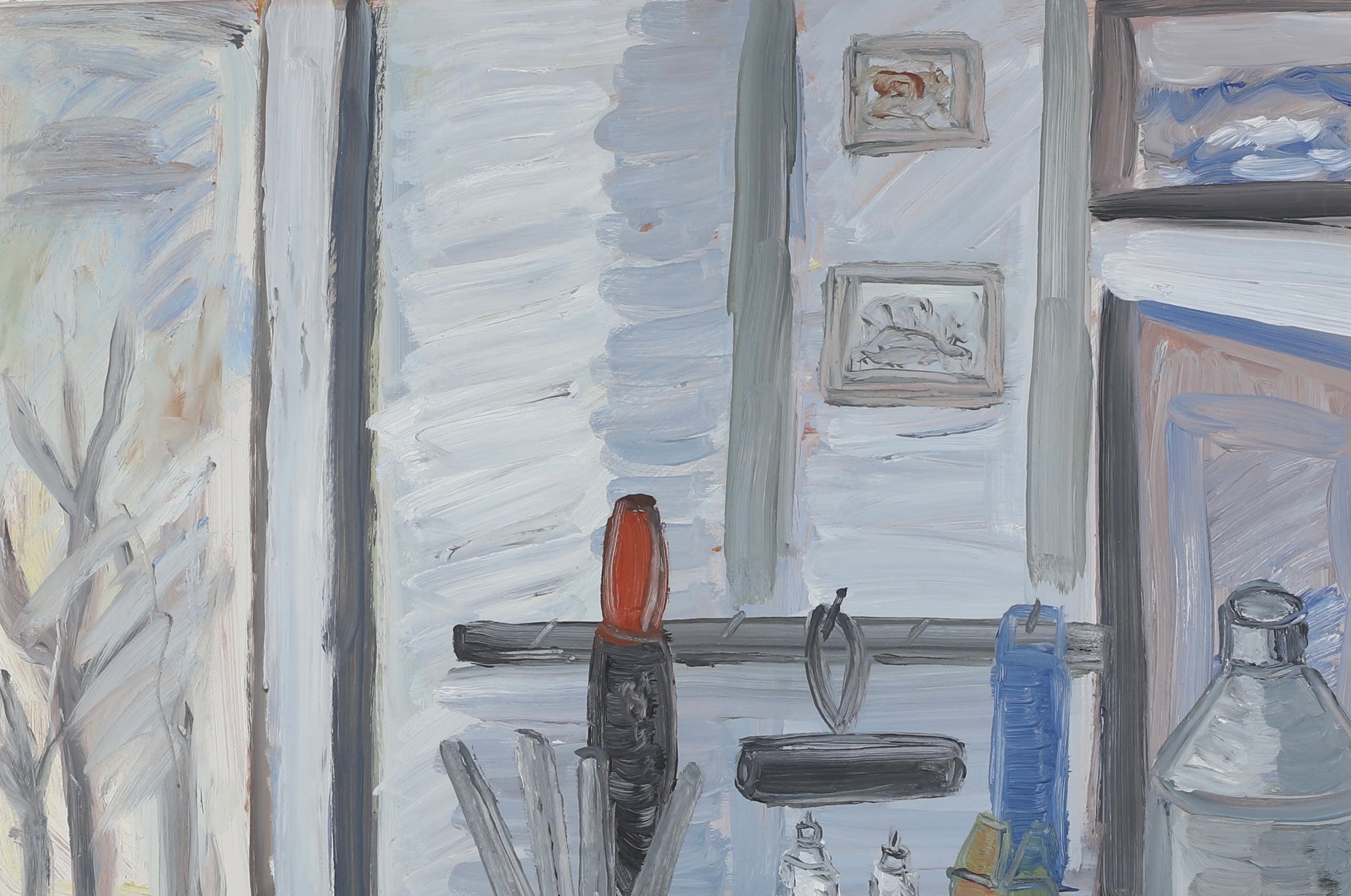 Vintage Still Life Oil Painting From Sweden By T Carlson