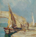 Load image into Gallery viewer, Mid Century Original Oil Painting From Sweden by K Norman