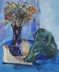 Load image into Gallery viewer, Mid Century Still Life Oil Painting by Listed Artist E Julius Sweden
