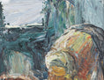 Load image into Gallery viewer, Vintage Mid Century Expressionist Oil Painting By E Emland  Sweden