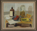 Load image into Gallery viewer, Mid Century Original Still Life Oil Painting by A Nilsson Sweden