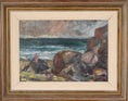 Load image into Gallery viewer, Mid Century Vintage Oil Painting From Sweden Vintage Art Room
