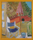 Load image into Gallery viewer, Vintage Mid Century Art Oil Painting From Sweden EH Jacobsson