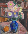 Load image into Gallery viewer, Vintage Still Life Oil Painting From Sweden by KE Ohlsson