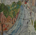 Load image into Gallery viewer, Mid Century Original Parisian Cityscape Oil Painting From Sweden