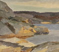 Load image into Gallery viewer, Vintage Mid Century Seascape Oil Painting By A Ivar Sweden
