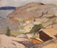 Load image into Gallery viewer, Mid Century Original Coastal Oil Painting From Sweden