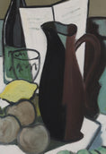 Load image into Gallery viewer, Vintage Art Still Life Mid Century Oil Painting From Sweden JP Luttre