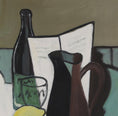 Load image into Gallery viewer, Vintage Art Still Life Mid Century Oil Painting From Sweden JP Luttre