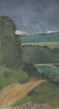 Load image into Gallery viewer, Mid Century Landscape Oil Painting From Sweden 1947
