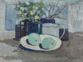 Load image into Gallery viewer, Mid Century Original Still Life Oil Painting From Sweden by Kristiansson