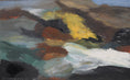 Load image into Gallery viewer, Mid Century Vintage Art Abstract Oil Painting From Sweden