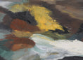 Load image into Gallery viewer, Mid Century Vintage Art Abstract Oil Painting From Sweden