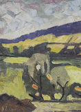 Load image into Gallery viewer, Mid Century Original Oil Painting from Sweden By A L Larsen