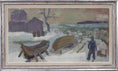 Load image into Gallery viewer, Vintage Art Room Mid Century Seascape Oil Painting From Sweden