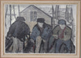Load image into Gallery viewer, Mid Century Original Oil Painting From Sweden by K Christensen