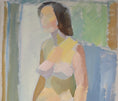 Load image into Gallery viewer, Swedish Vintage Figure Oil Painting From Sweden By S Larsson 1955