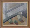 Load image into Gallery viewer, Vintage Mid Century Still Life Oil Painting By E Andersson Sweden