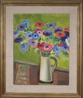 Load image into Gallery viewer, Mid Century Original Still Life Oil Painting From Sweden by E Wallenqvist