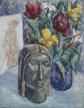 Load image into Gallery viewer, Mid Century Original Still Life Oil Painting From Sweden