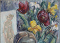 Load image into Gallery viewer, Mid Century Original Still Life Oil Painting From Sweden