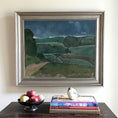 Load image into Gallery viewer, Mid Century Landscape Oil Painting From Sweden 1947