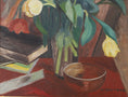 Load image into Gallery viewer, Vintage Art Still Life Mid Century Oil Painting From Sweden