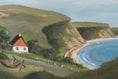 Load image into Gallery viewer, Mid Century Vintage Seascape Oil Painting From Sweden