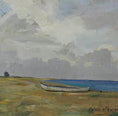 Load image into Gallery viewer, Vintage Art Room Mid Century Original Oil Painting from Sweden