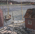 Load image into Gallery viewer, Mid Century Seascape Oil Painting By T Torstensson From Sweden 1937