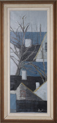 Load image into Gallery viewer, Mid Century Original Oil Painting From Sweden by K Christensen
