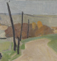 Load image into Gallery viewer, Mid Century Original Landscape Oil Painting from Sweden By E Persson