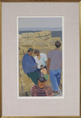 Load image into Gallery viewer, Mid Century Original Fisherman Painting From Sweden