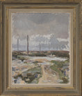 Load image into Gallery viewer, Vintage Landscape Oil Painting From Sweden by A Lindberg